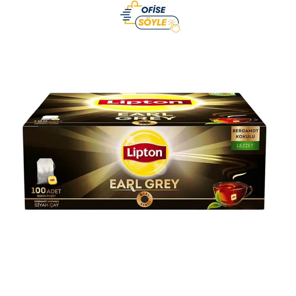 Lipton Earl Grey Bardak Poşet Çay 100'lü