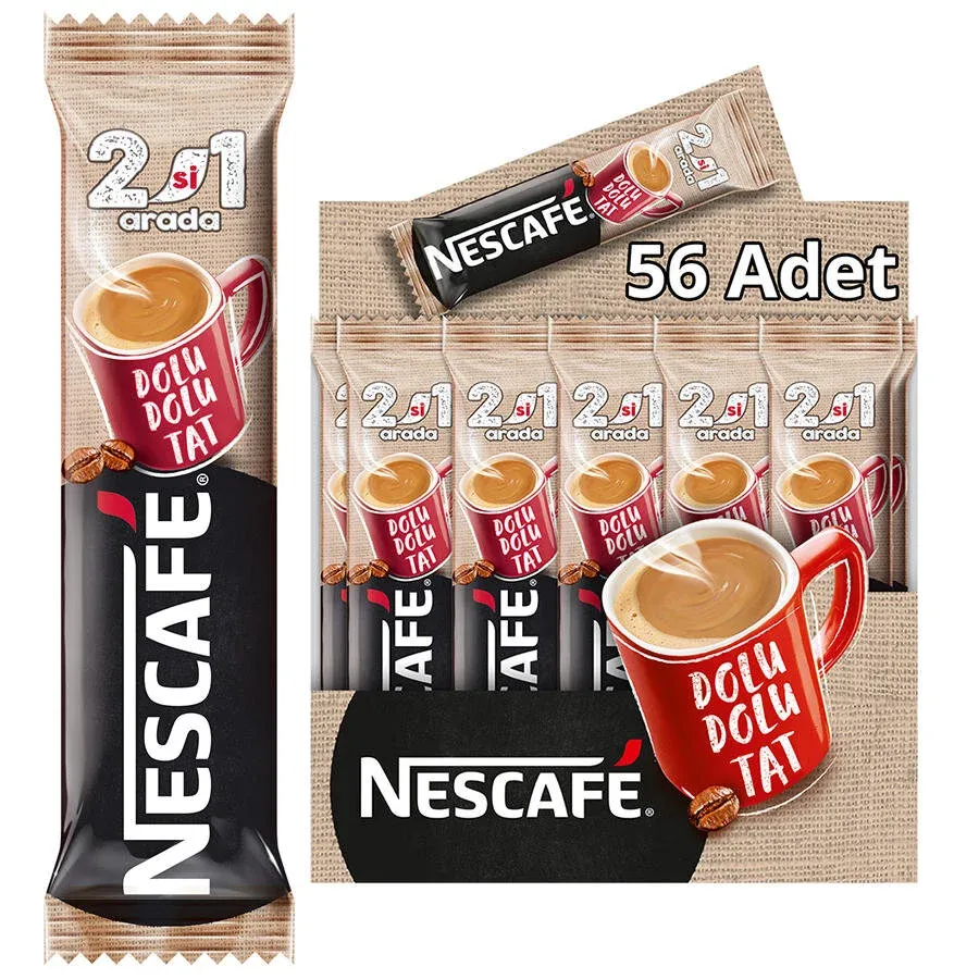 Nescafe 2'si 1 Arada Kahve 10 gr 56'lı Paket