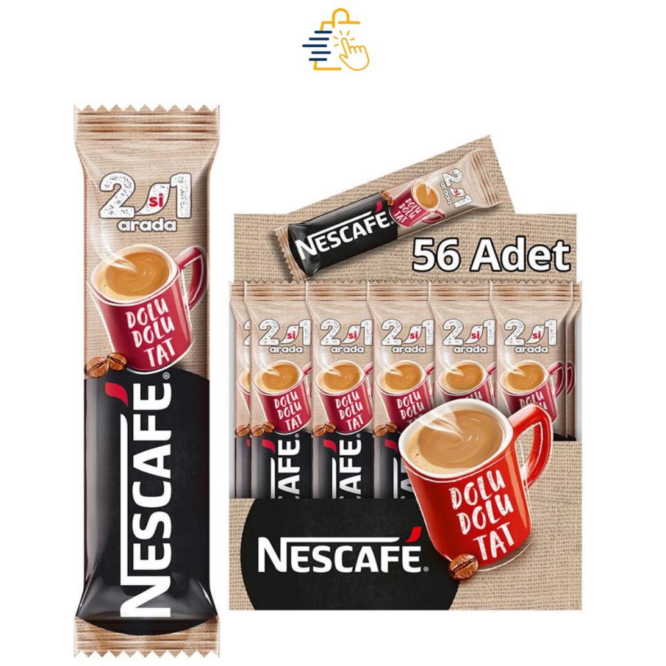 Nescafe 2'si 1 Arada Kahve 10 gr 56'lı Paket