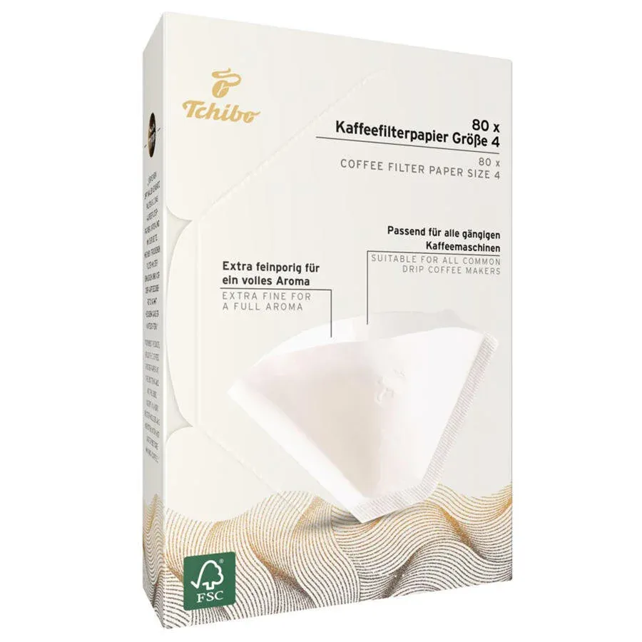 Tchibo Filtre Kahve Kağıdı No:4 80'li Paket