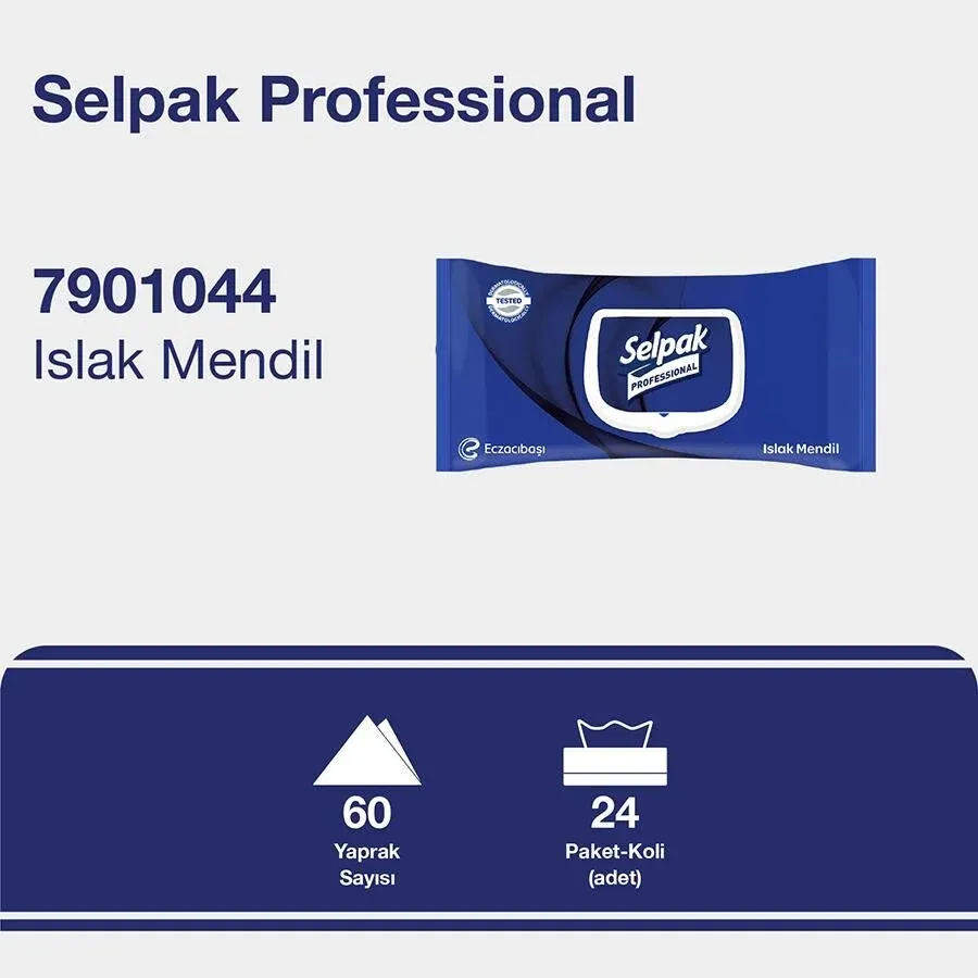 Selpak Professional Islak Mendil 60'lı Paket