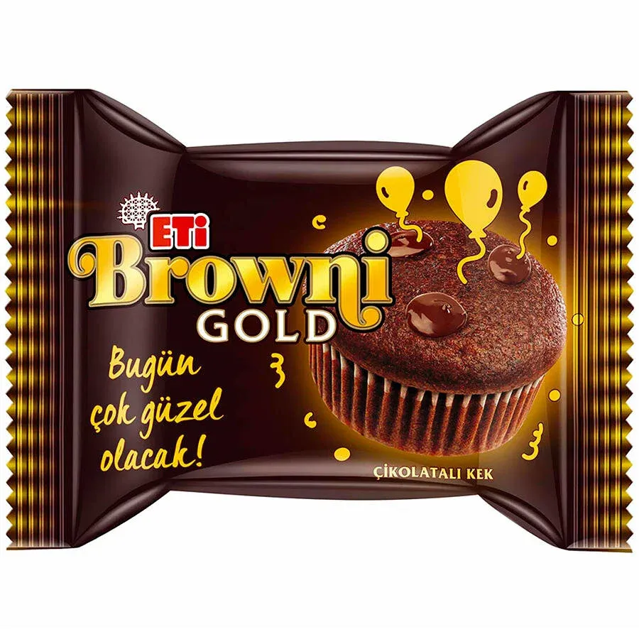 Eti Brownie Gold Çikolatalı Kek 45 gr 24'lü Koli