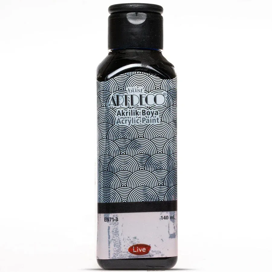 Artdeco Akrilik Boya Siyah 140 ml