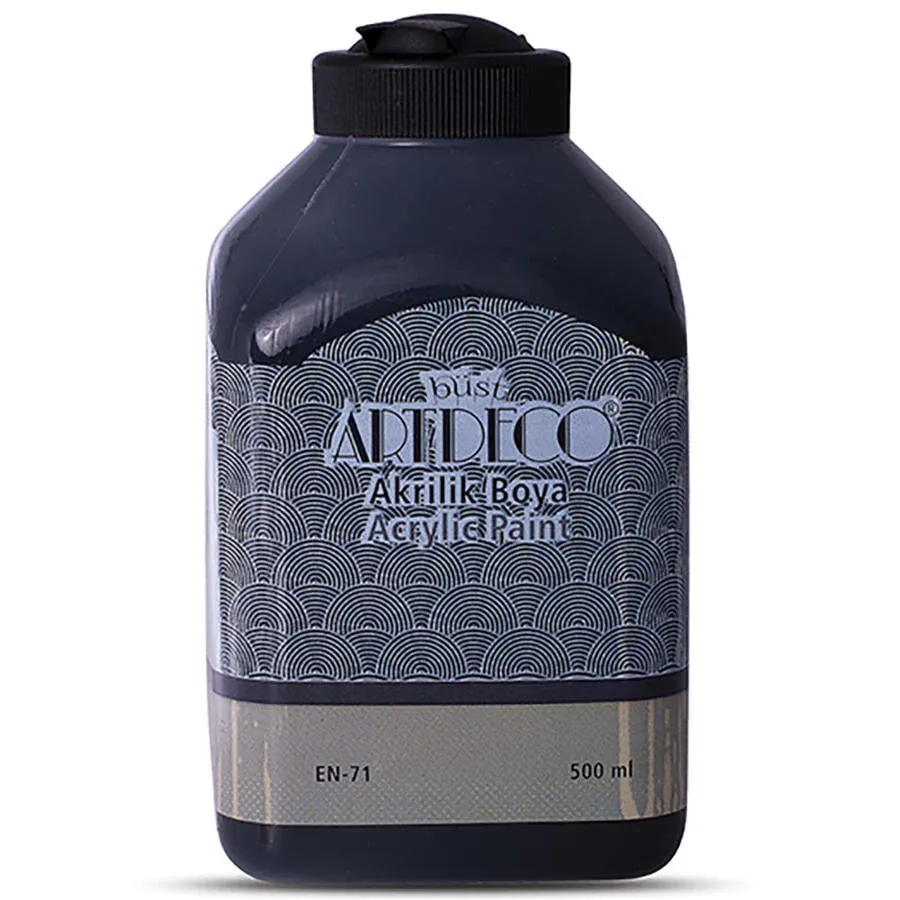 Artdeco Akrilik Boya Siyah 500 ml