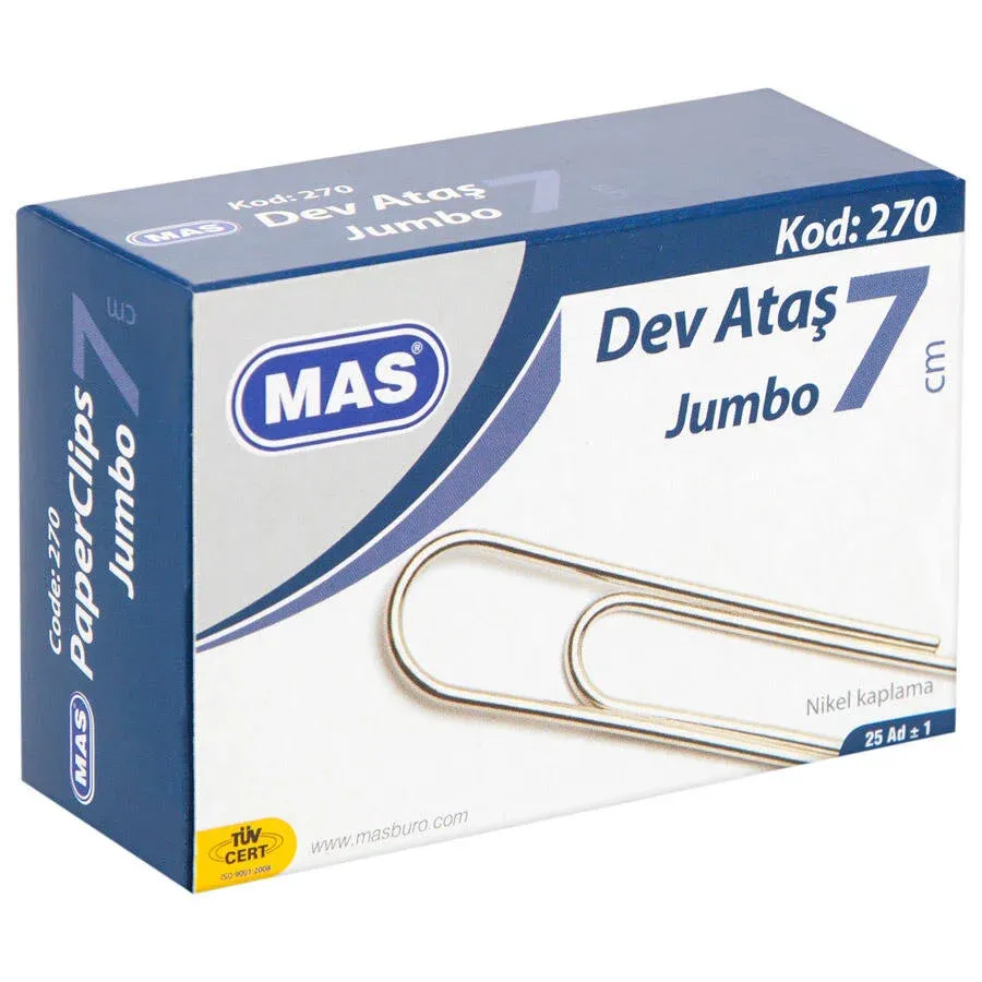 Mas 270 Dev Ataş Jumbo 70 mm 25'li Paket