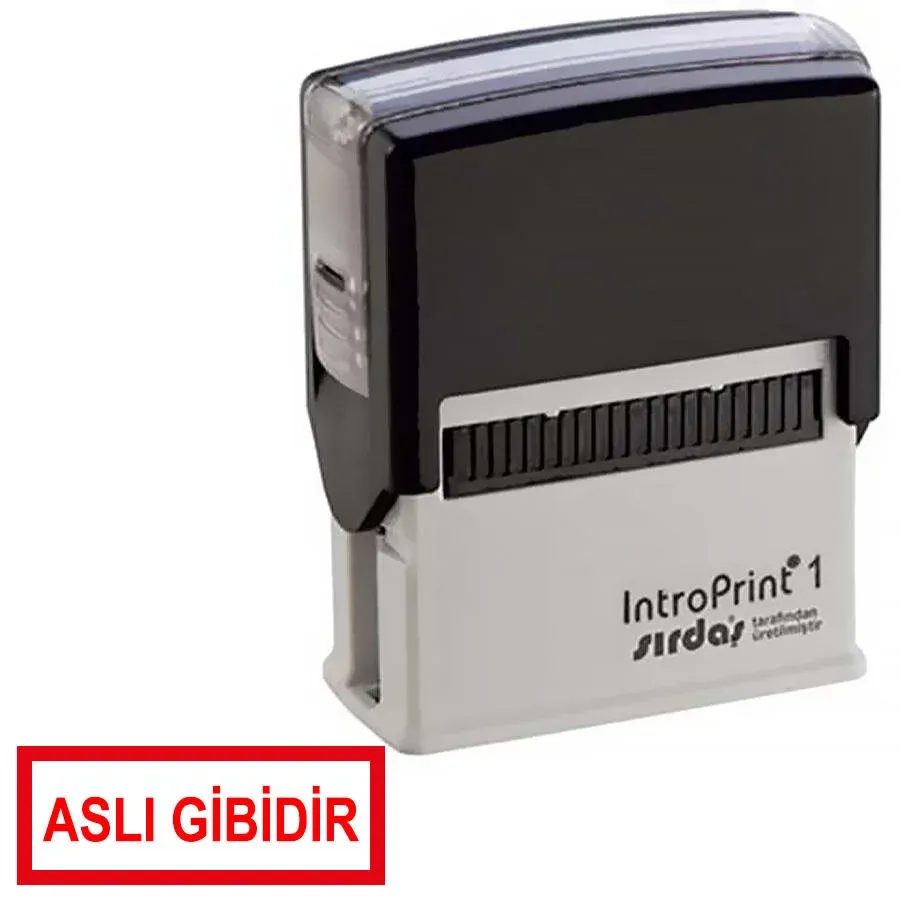 Sırdaş Hazır Aslı Gibidir Kaşesi 38 mm x 14 mm Siyah