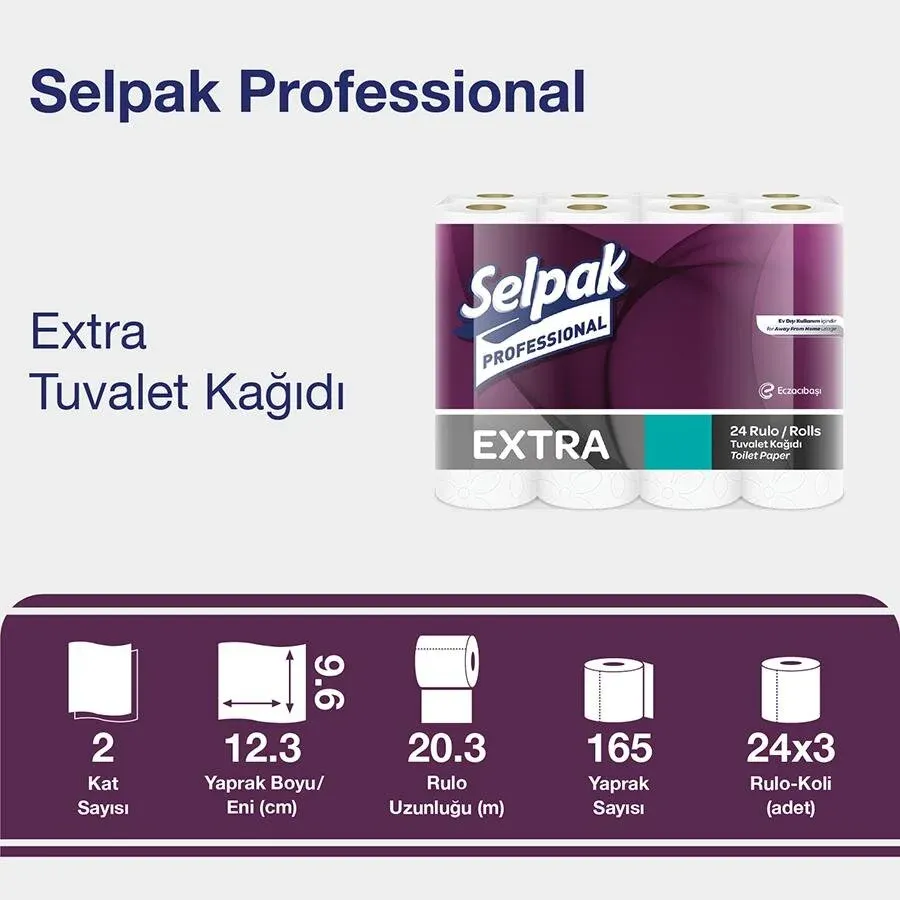 Selpak Professional Extra Tuvalet Kağıdı 24'lü