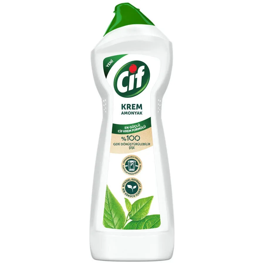 Cif Krem Yüzey Temizleyici Amonyaklı 750 ML