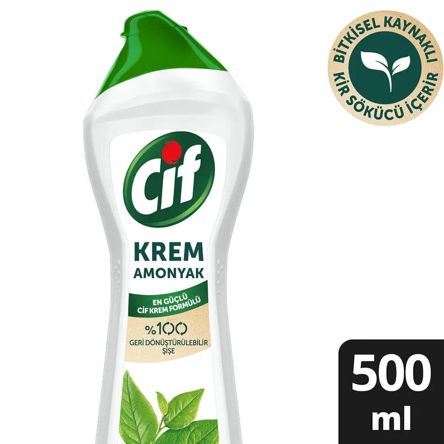 Cif Krem Amonyaklı Yüzey Temizleyicisi 500 ML