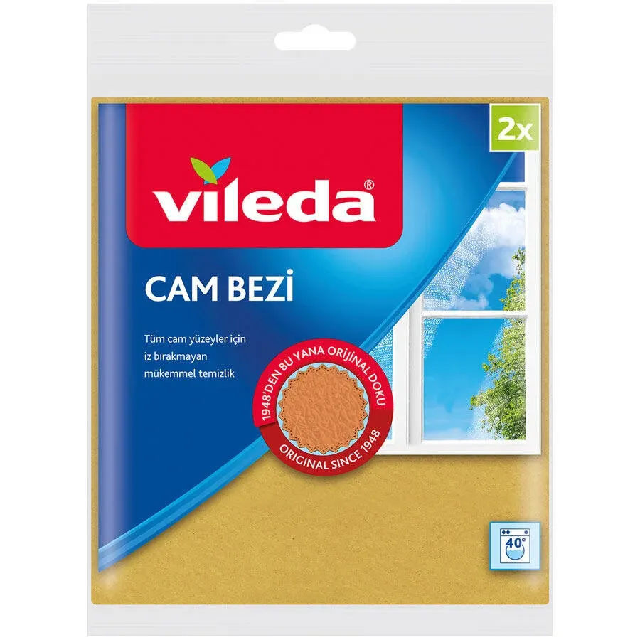 Vileda Cam Bezi 2'li Eko Paket