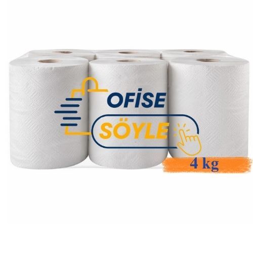 OFİSE SÖYLE 21 cm Hareketli Kağıt Havlu 6'lı (4 kg)