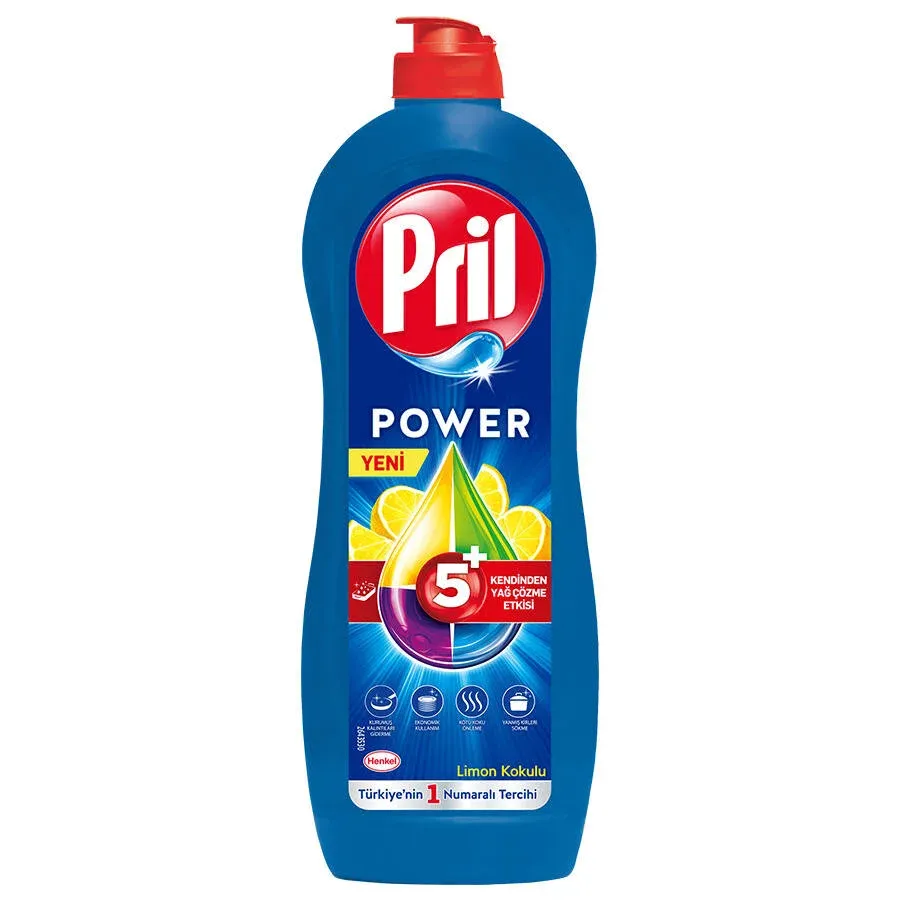 Pril Power Bulaşık Deterjanı Limon 653 GR