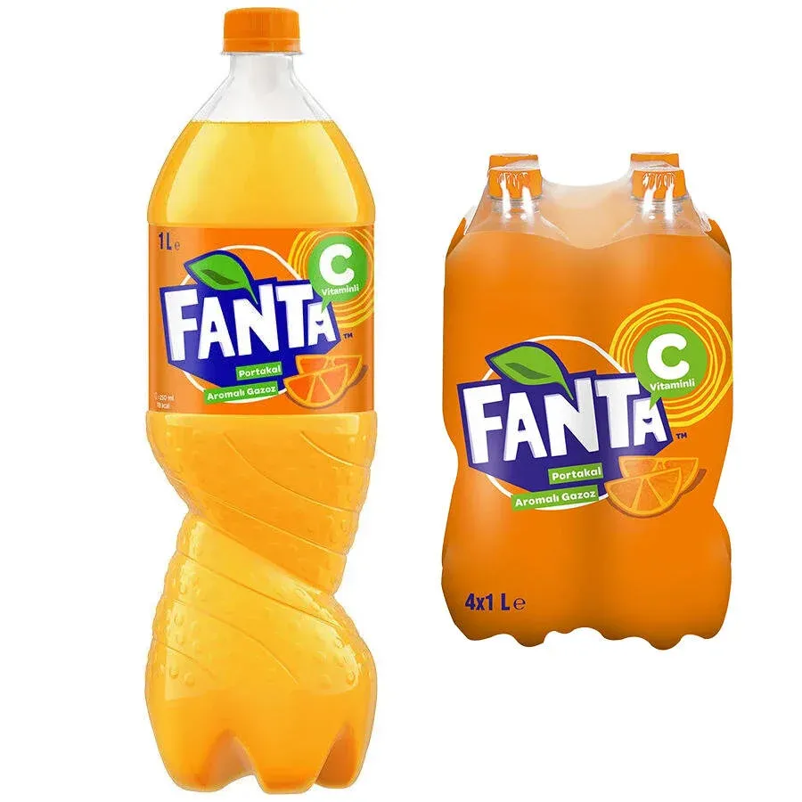 Fanta 1 lt 4'lü Paket