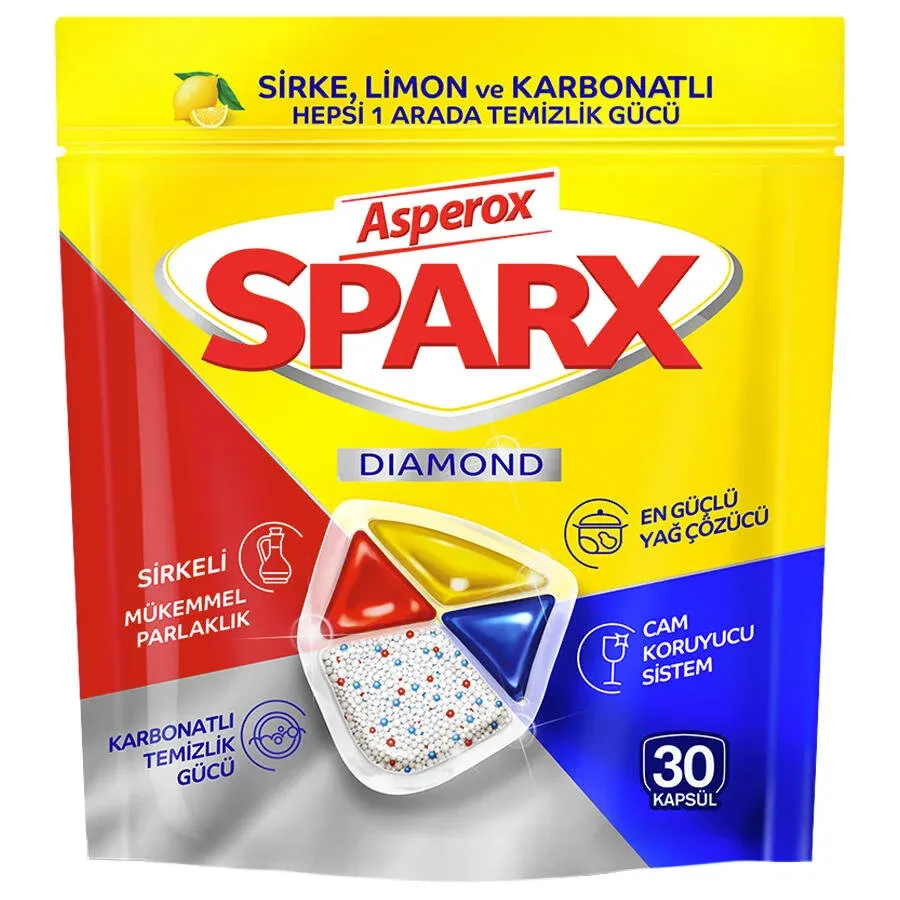 Asperox Sparx Hepsi Bir Arada Bulaşık Makinesi 30'lu Tablet