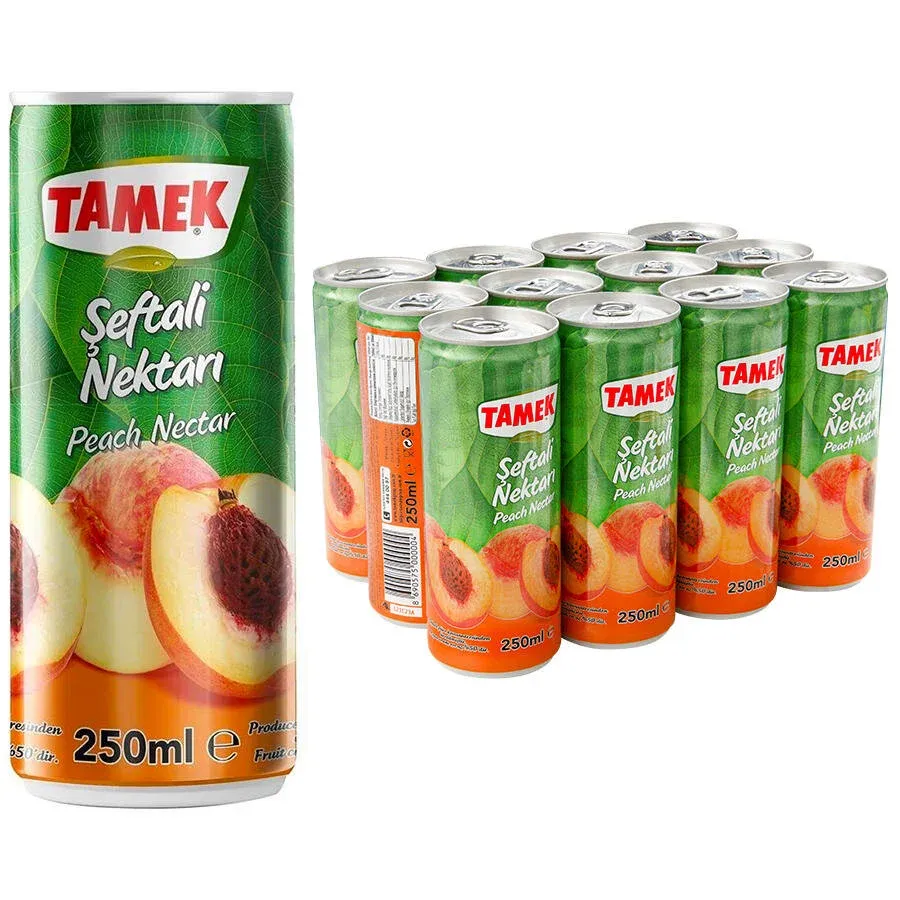 Tamek Şeftali Nektar 250 ml 12'li