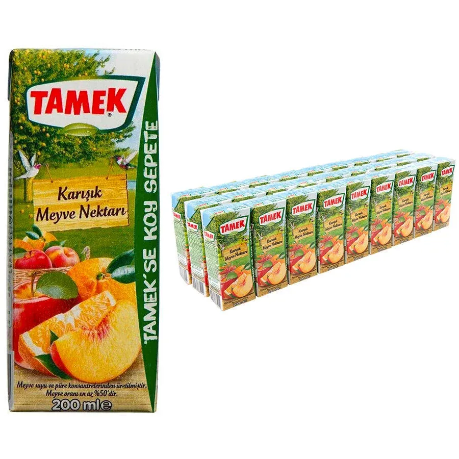 Tamek Karışık Meyve Nektar 200 ml 27'li