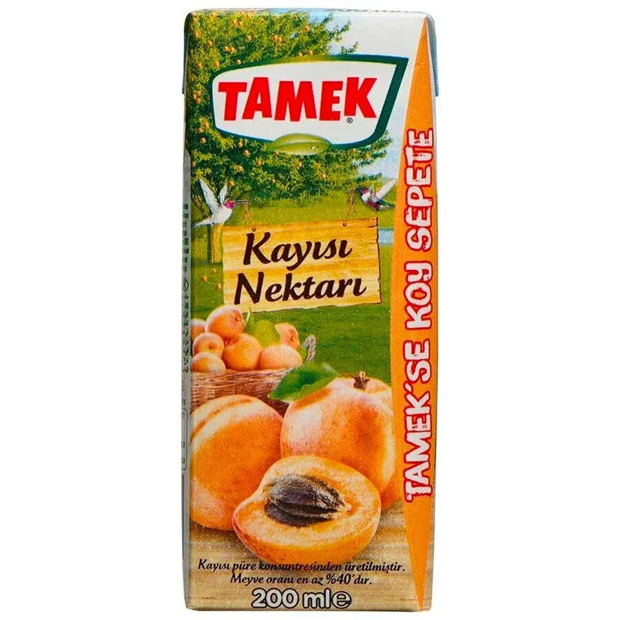 Tamek Kayısı Nektar 200 ml 27'li