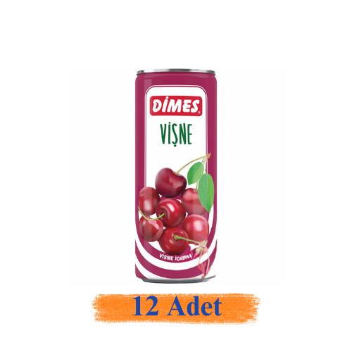 Dimes Meyveli İçecek Vişne 250 Ml 12'Li