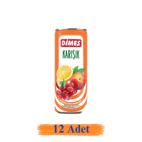 Dimes Meyve Nektarı Karışık 250 ml 12'Li