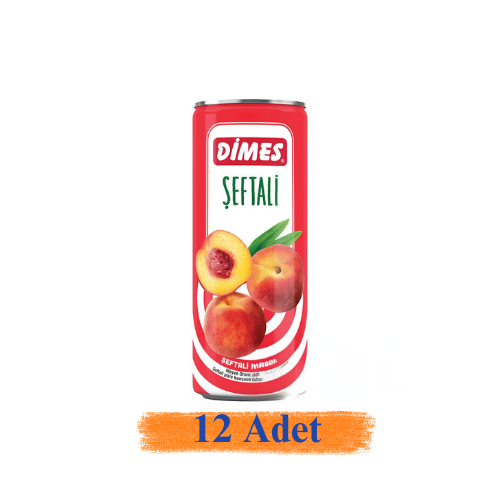 Dimes Meyve Nektarı Şeftali 250 ml 12'Li