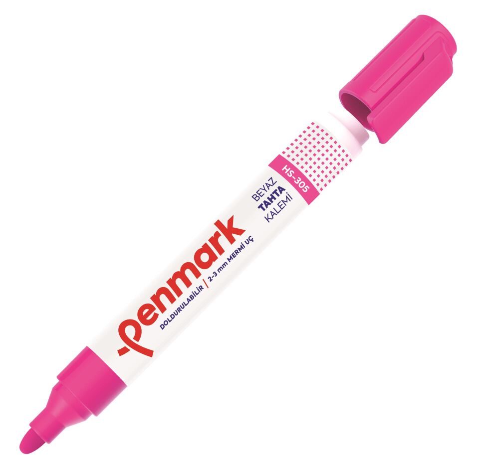 Penmark HS-305 Doldurulabilir Tahta Kalemi Pembe Renk