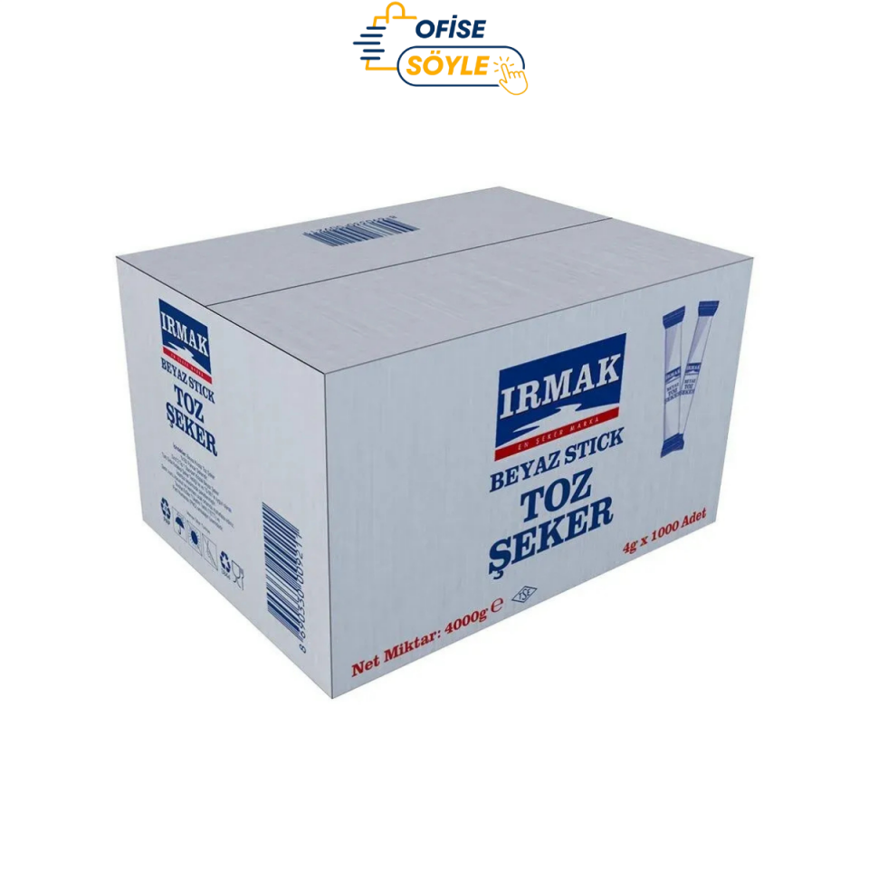 Irmak Stick Şeker 4 kg 1000'li Paket