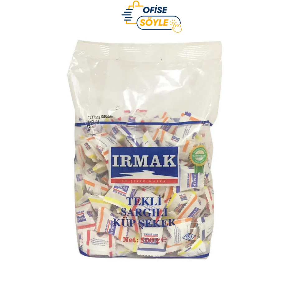 Irmak Tek Sargılı Küp Şeker 500 gr