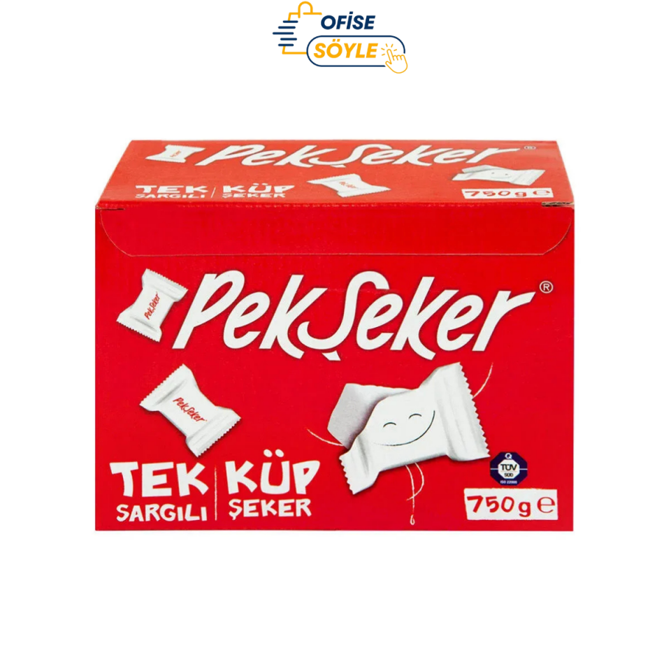 Pekşeker Tek Sargılı Purlize Küp Şeker 750g