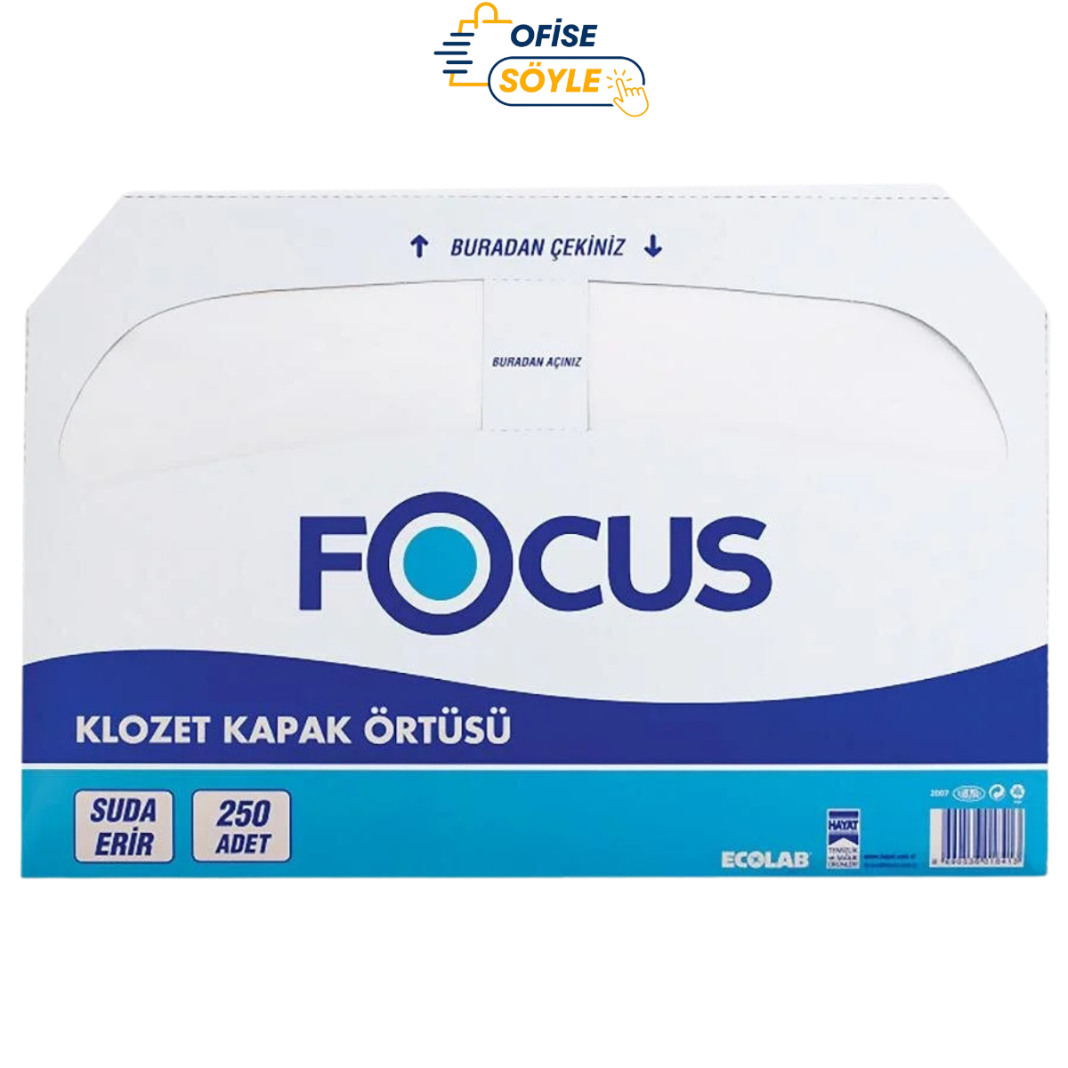 Focus Klozet Kapak Örtüsü 250 Adet