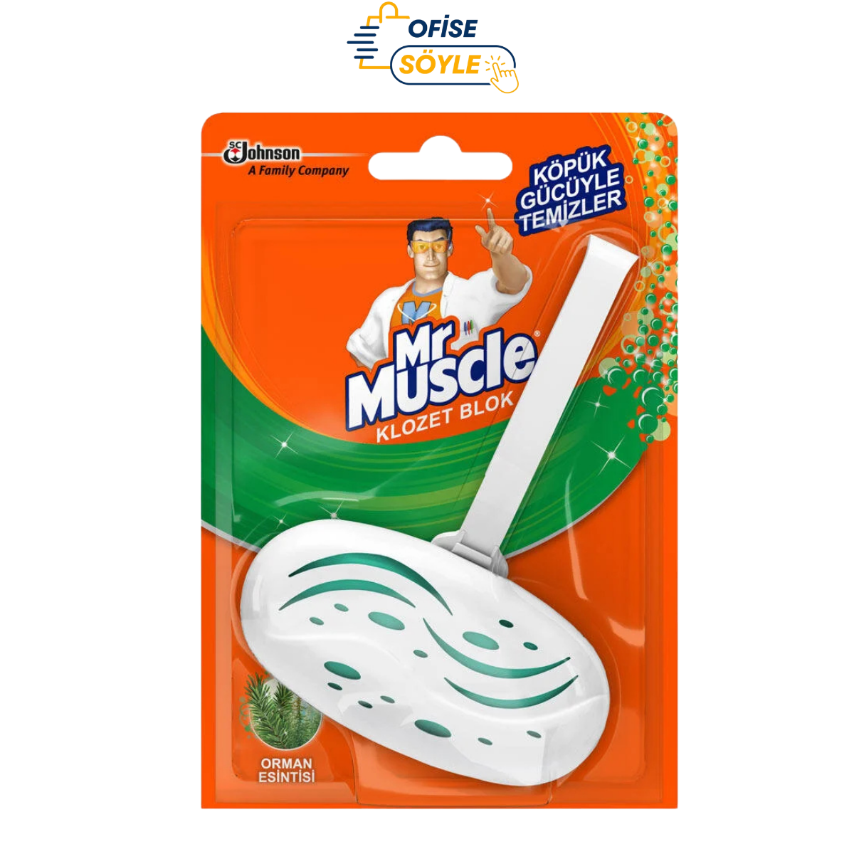 Mr.Muscle Klozet Blok Orman Esintisi 40 GR