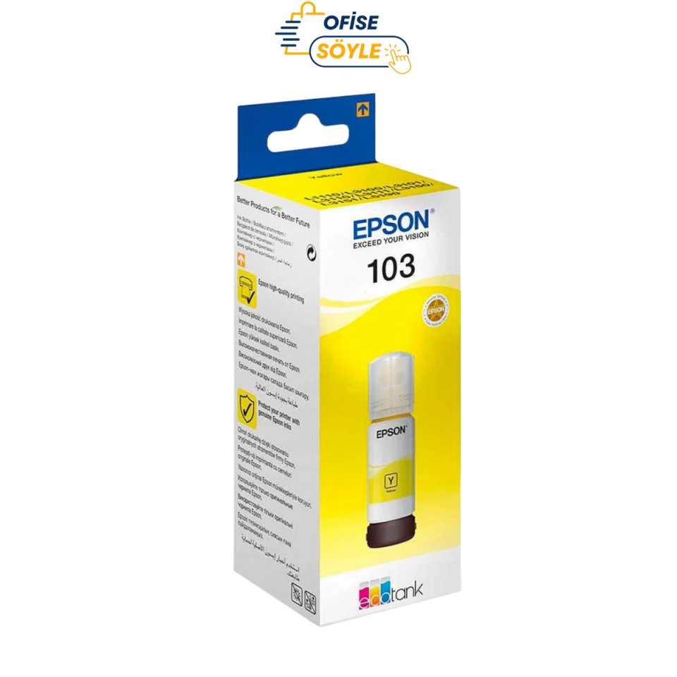 Epson 103 Sarı Mürekkep C13T00S44A