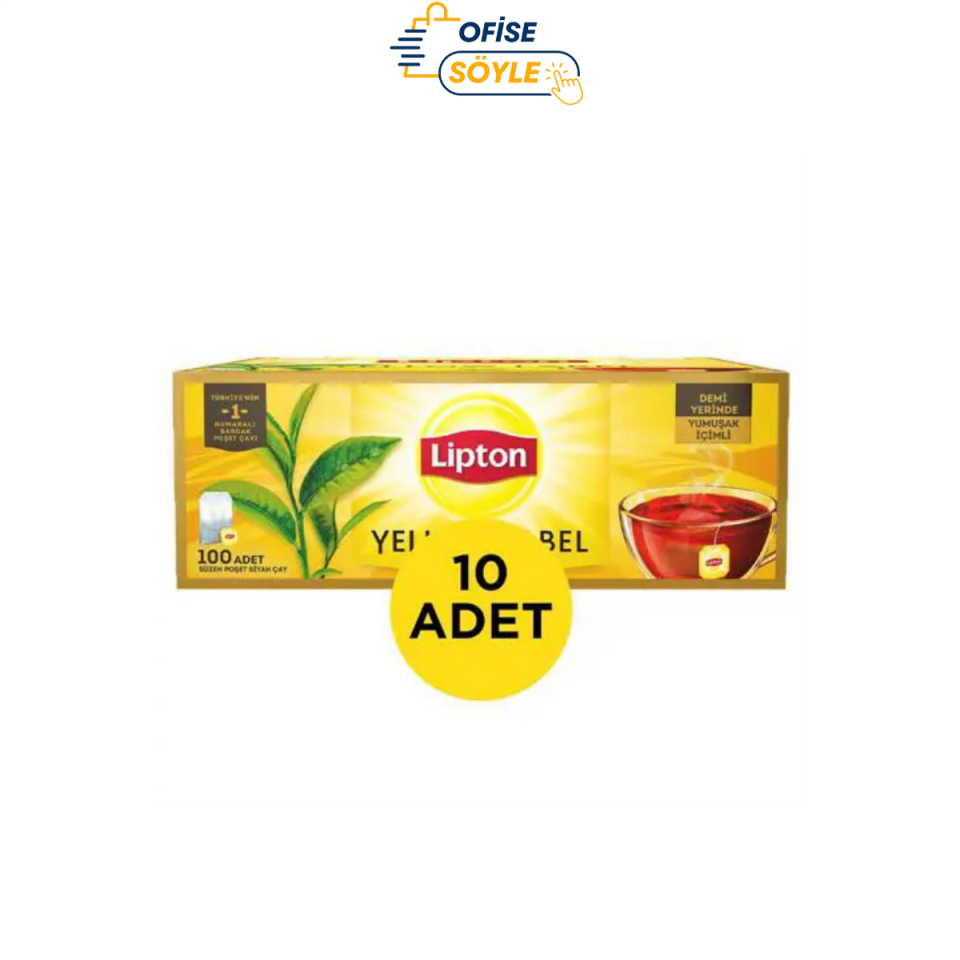 Lipton Yellow Label Bardak Poşet Çay 2 g x 100 Adet x 10 Adet