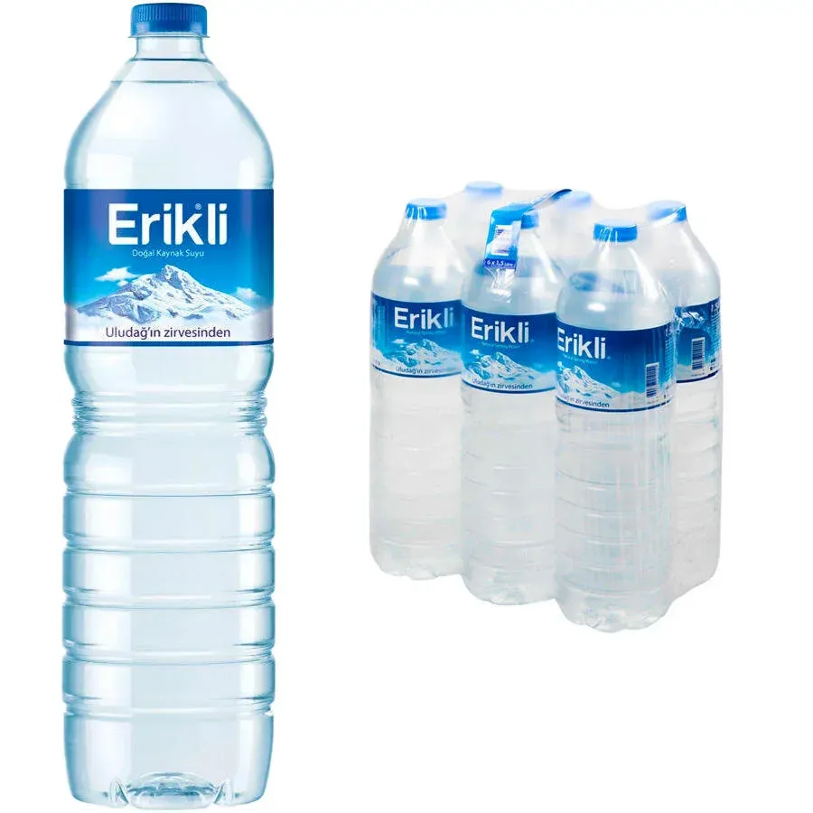 Erikli Doğal Kaynak Suyu 6x1,5L Pet Şişe 6'lı Paket