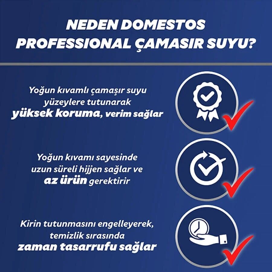 Domestos Professional Yoğun Kıvamlı Çamaşır Suyu 10 Litre