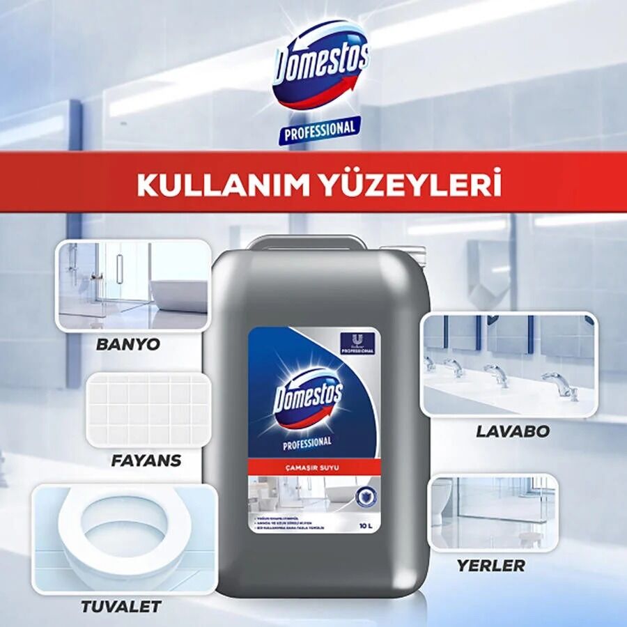 Domestos Professional Yoğun Kıvamlı Çamaşır Suyu 10 Litre