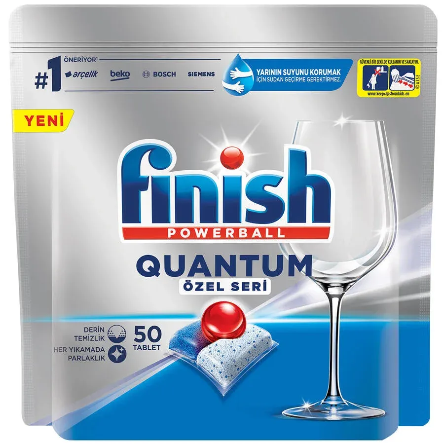 Finish Quantum Bulaşık Makinesi Hepsi 1 Arada 50 Tablet