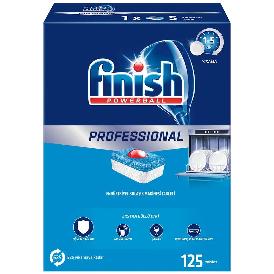 Finish Professional Bulaşık Makinesi Tableti 125 Adet