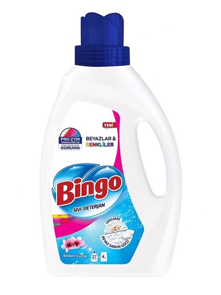 Bingo Matik Sıvı Deterjan Amber Çiçeği 1775 ml