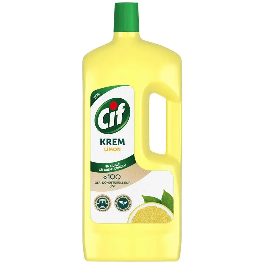 Cif Krem Yüzey Temizleyici Limon 1.5 LT