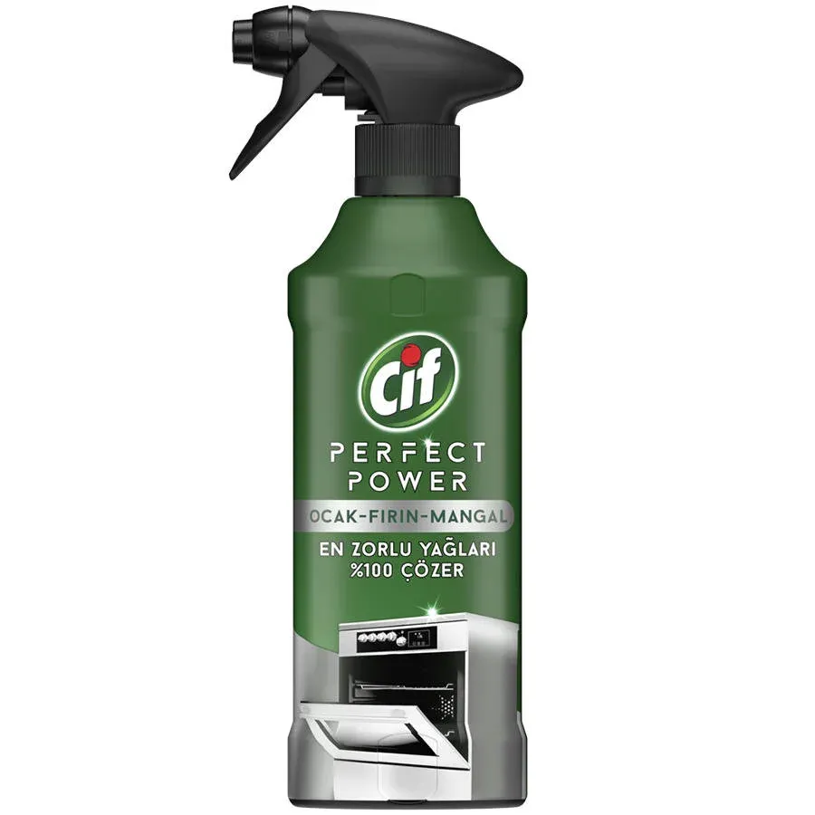 Cif Perfect Power Yağ Çözücü Sprey Ocak & Fırın 435 ml