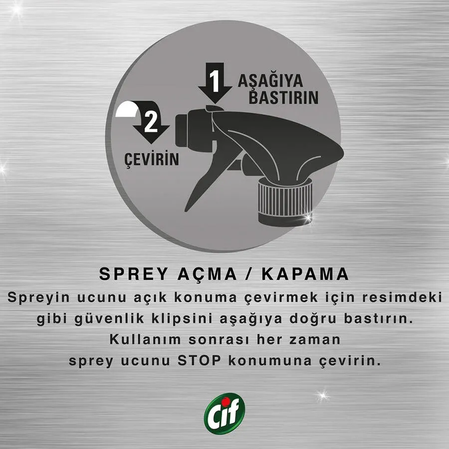 Cif Perfect Power Yağ Çözücü Sprey Ocak & Fırın 435 ml