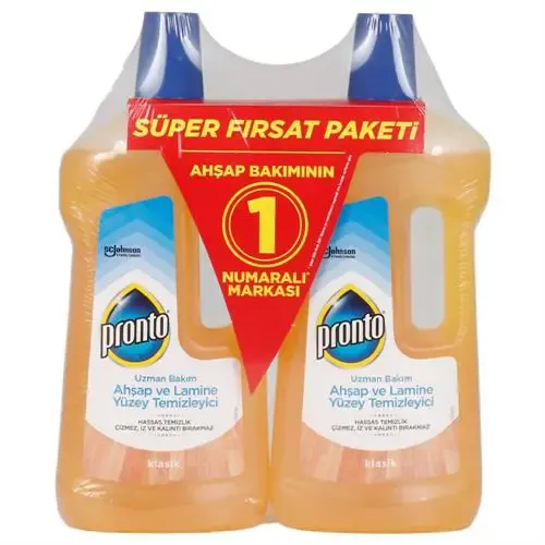 Pronto Ahşap Yüzey Temizleyici 750 ml x 2 Adet