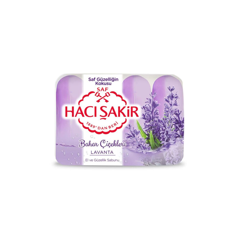 Hacı Şakir Bahar Çiçekleri Lavanta Güzellik Sabunu 4X70 G