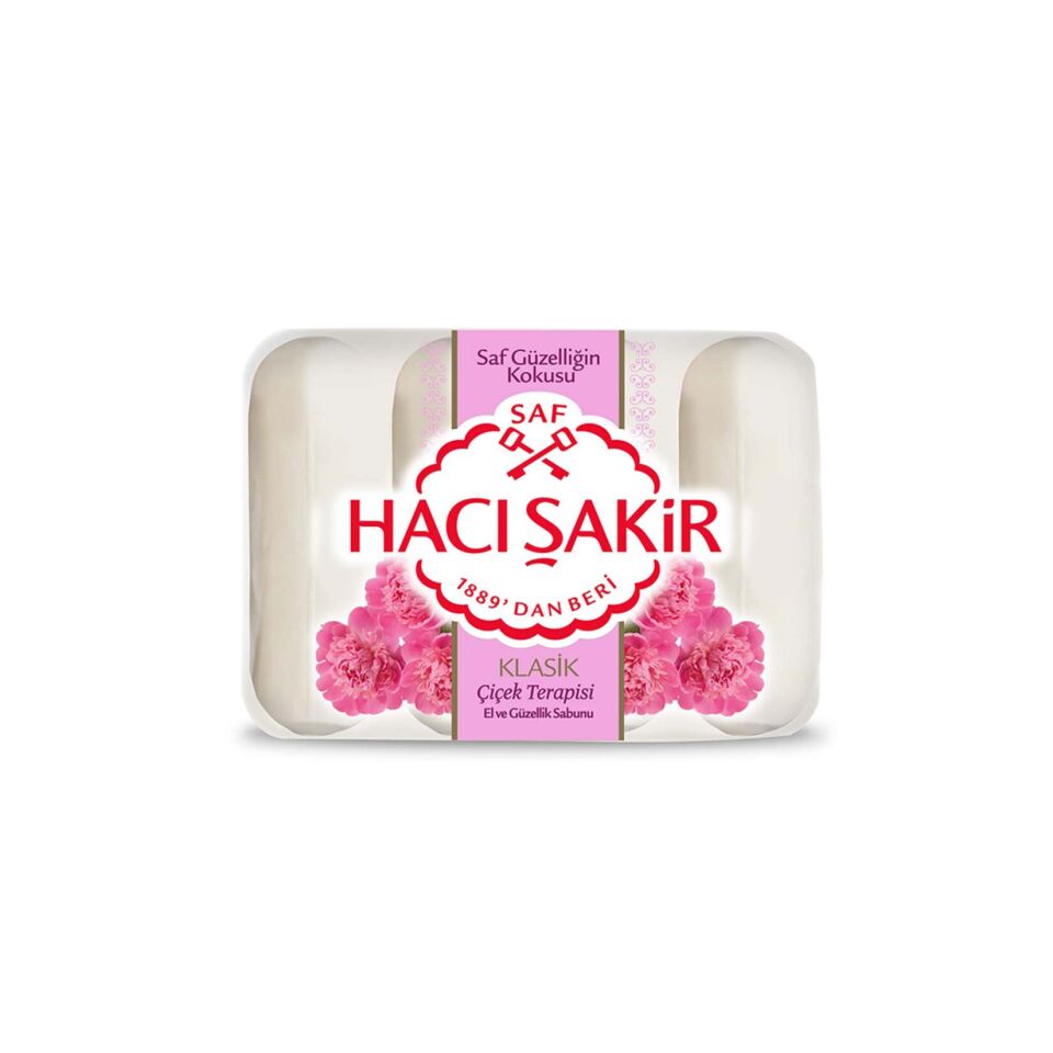 Hacı Şakir Klasik Çiçek Terapisi Güzellik Sabunu 4X70 G